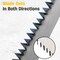 Deli 6" Drywall Jab Saw,Garden Pruning Saw for Branch Cutting,Carbon Steel Hand Saw Tools with Blade Cover Case